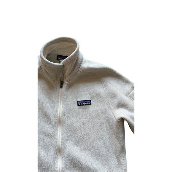 Patagonia Womens Better Sweater Jacket Fleece Full Zip White Size Small 25542 - Picture 2 of 7